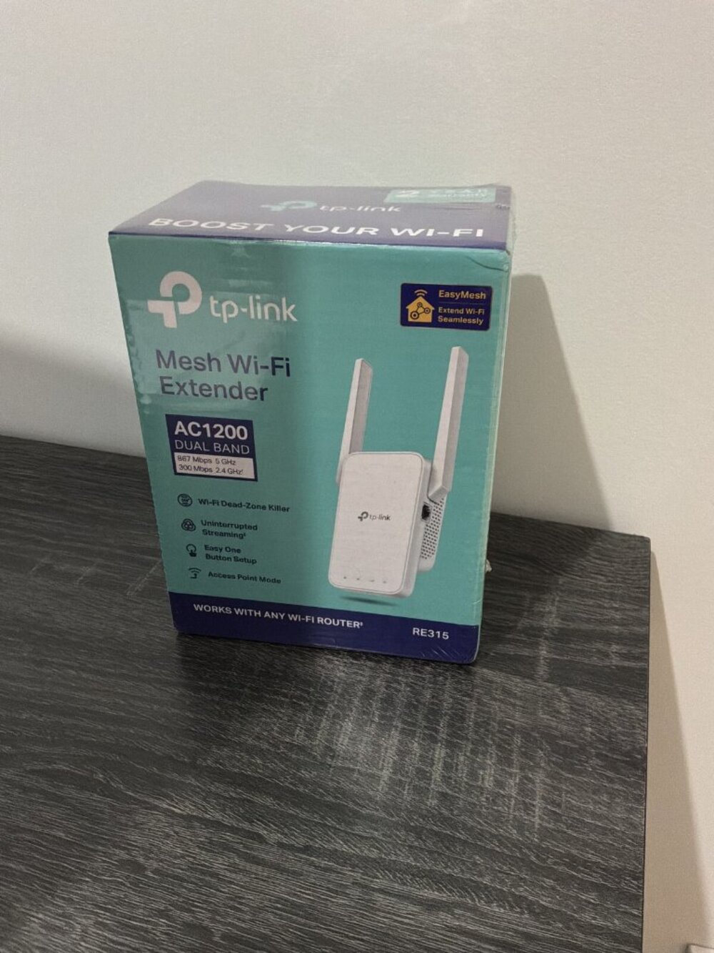 TP-Link RE315 AC1200 Mesh WiFi Extender NWT Sealed